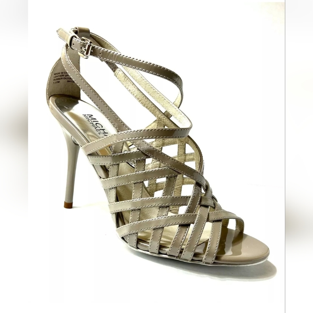 MICHAEL KORS Women's‎ Jessie Pump Shoes Silver Size 6 M